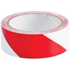 055295 - Langlebiges Markierungsband, Rot/Weiß, 38 mm x 16,5 m - B-950 m